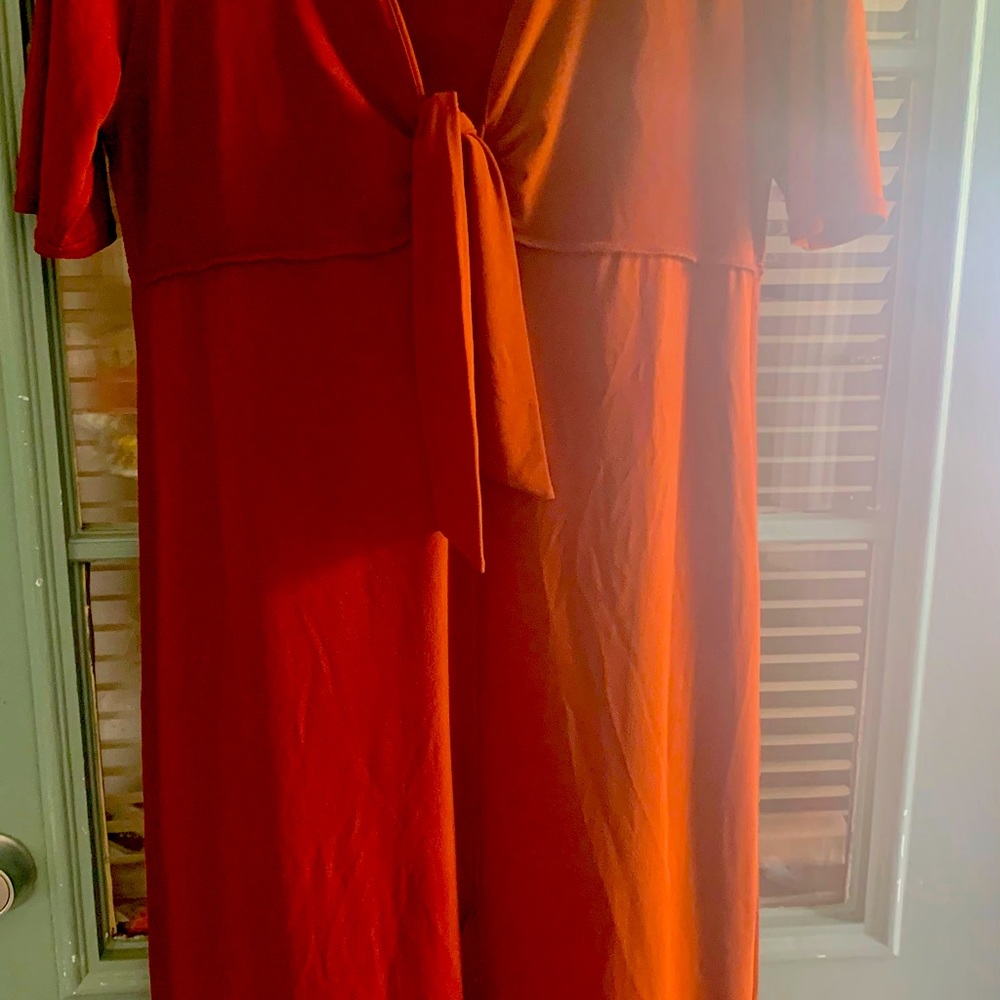 Brown dress worn twice.